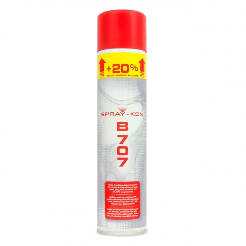 Универсално контактно спрей лепило SPRAY-KON B707